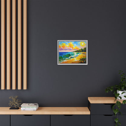 Tranquil Seascape- Framed Canvas