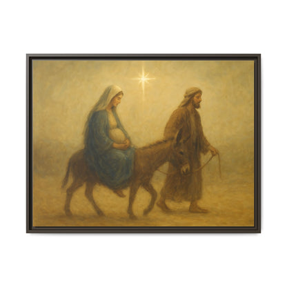 Journey to Bethlehem - Framed Canvas