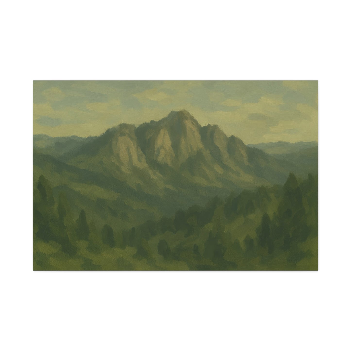 Green Mountains Canvas