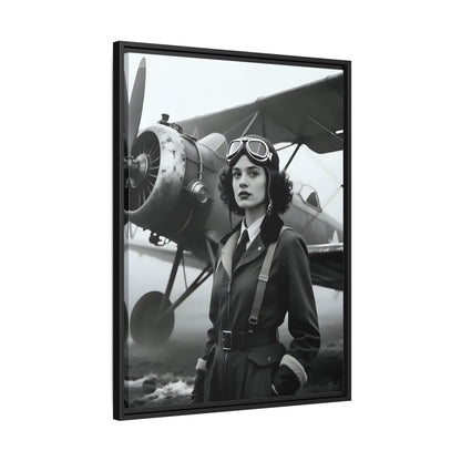 Lady of the Sky - Framed Canvas