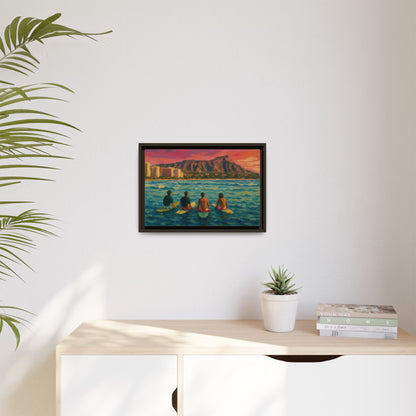 A Day On The Water - Framed Canvas