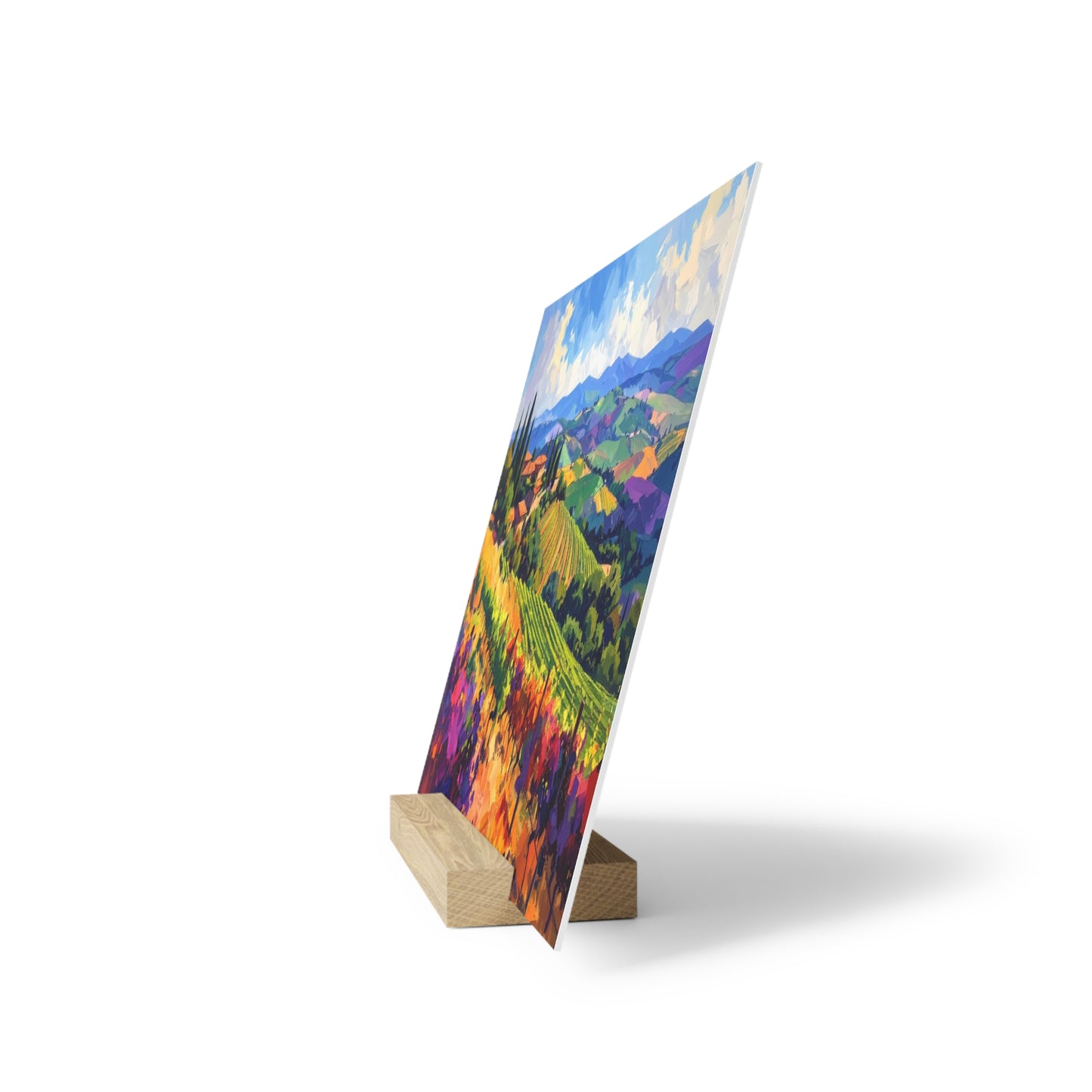 Italian Vineyard - Gallery Board with Stand