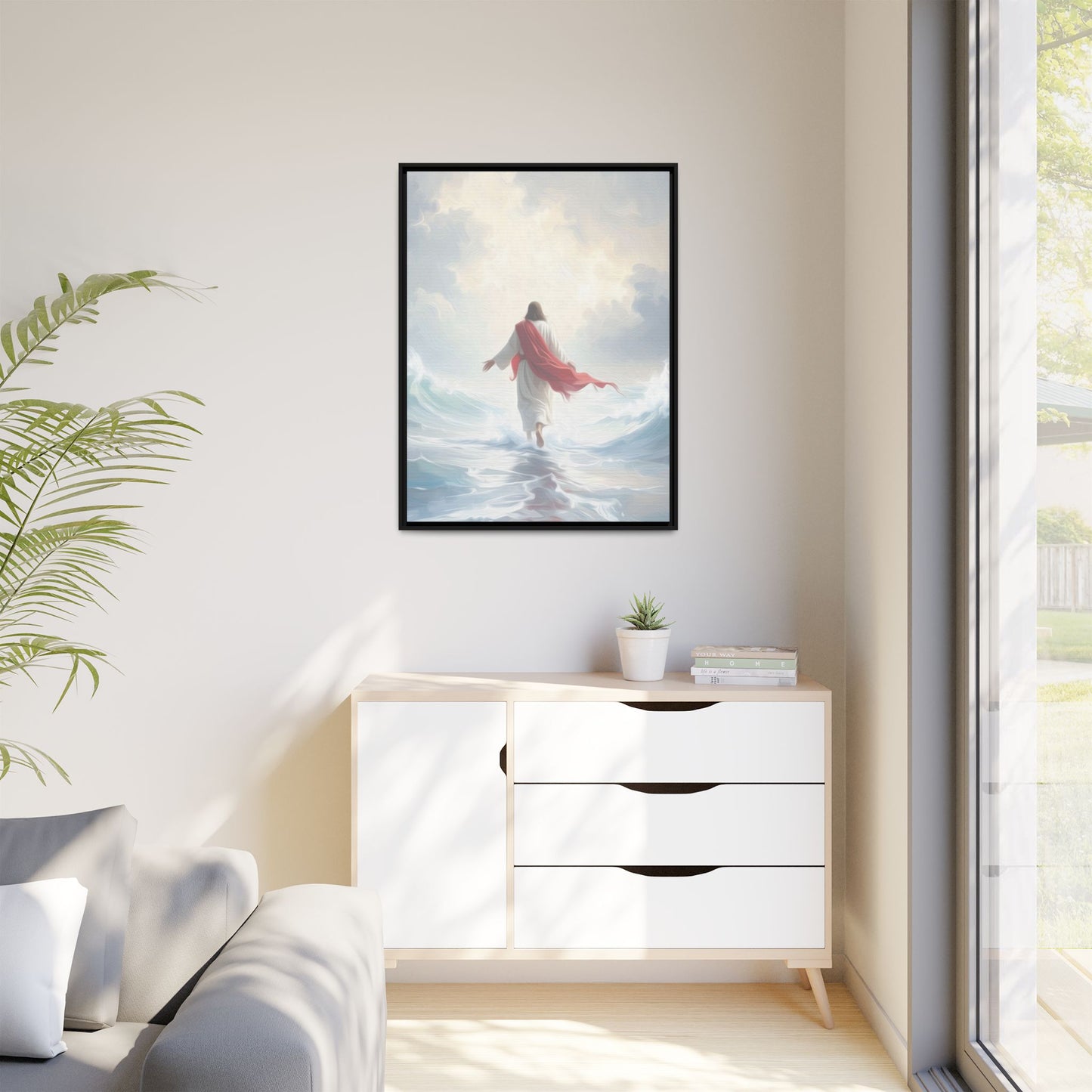 Faith Over Fear - Framed Canvas