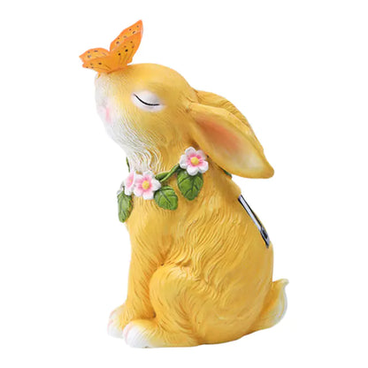 Solar Powered Rabbit Shaped Butterfly - Outdoor Decoration