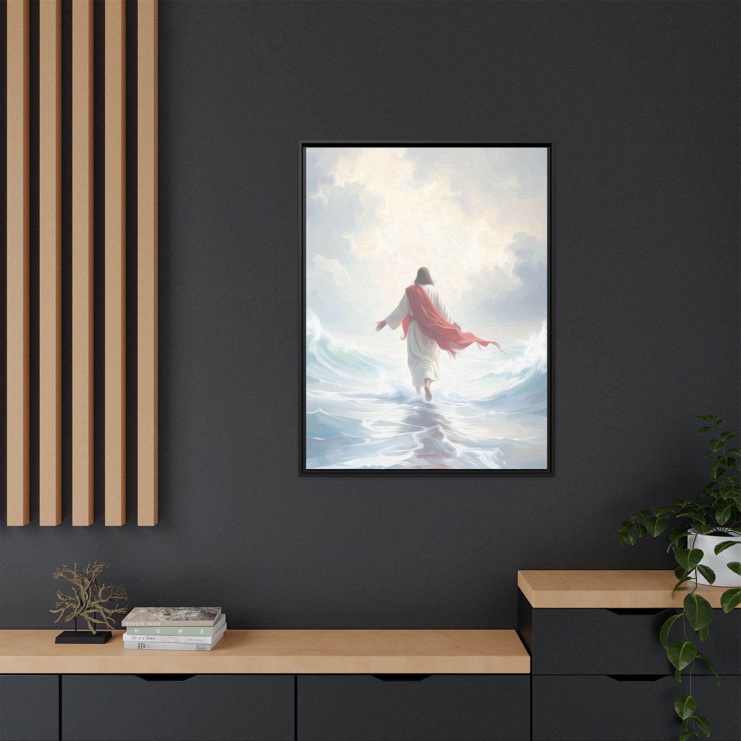 Faith Over Fear - Framed Canvas