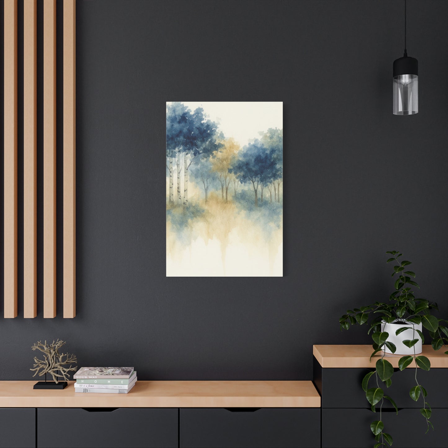 Floating Aspen and Birch Forest Canvas