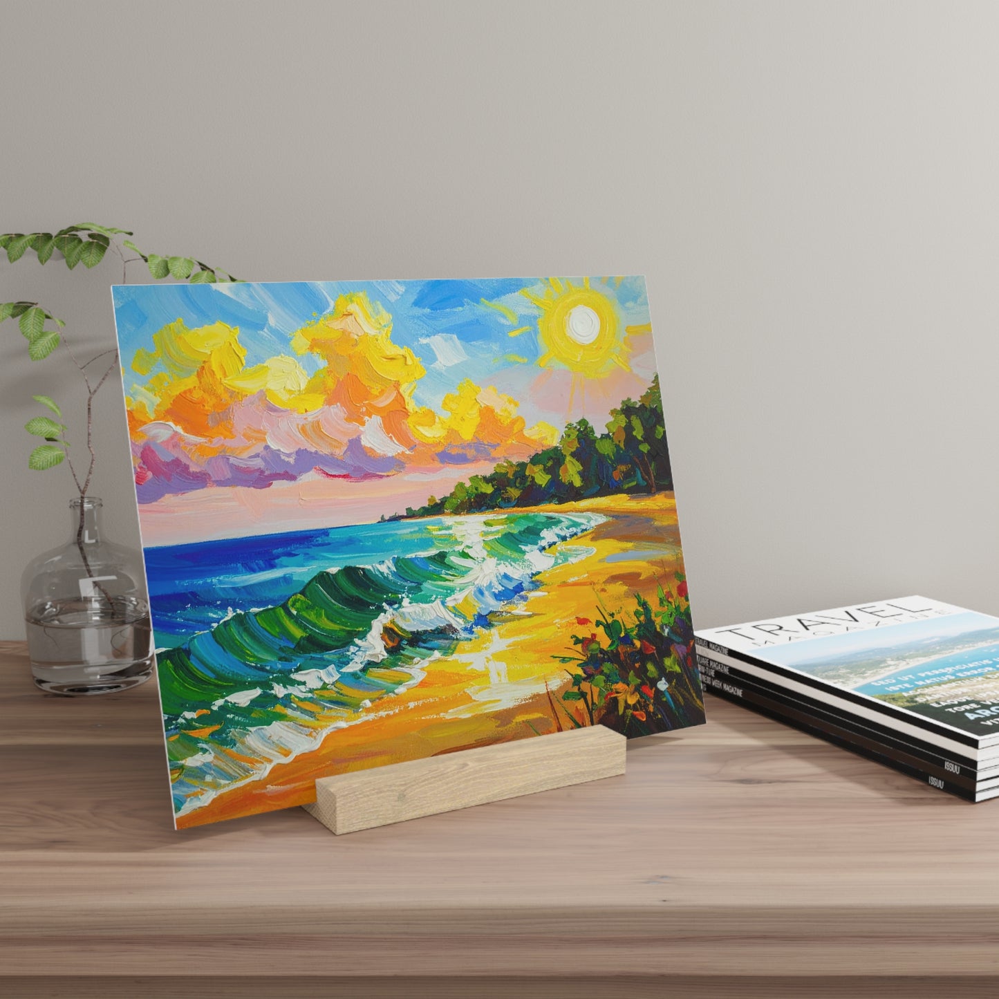 Tranquil Seascape - Gallery Board with Stand