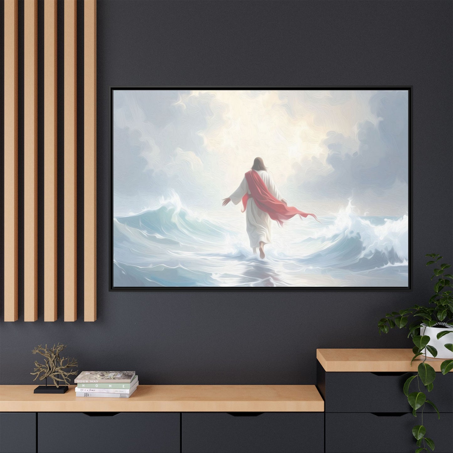 Faith Over Fear - Framed Canvas