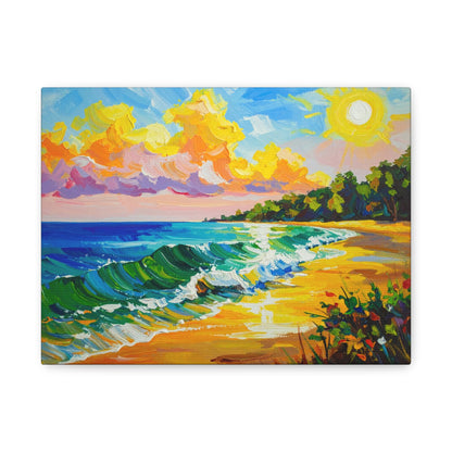 Tranquil Seacsape - Canvas