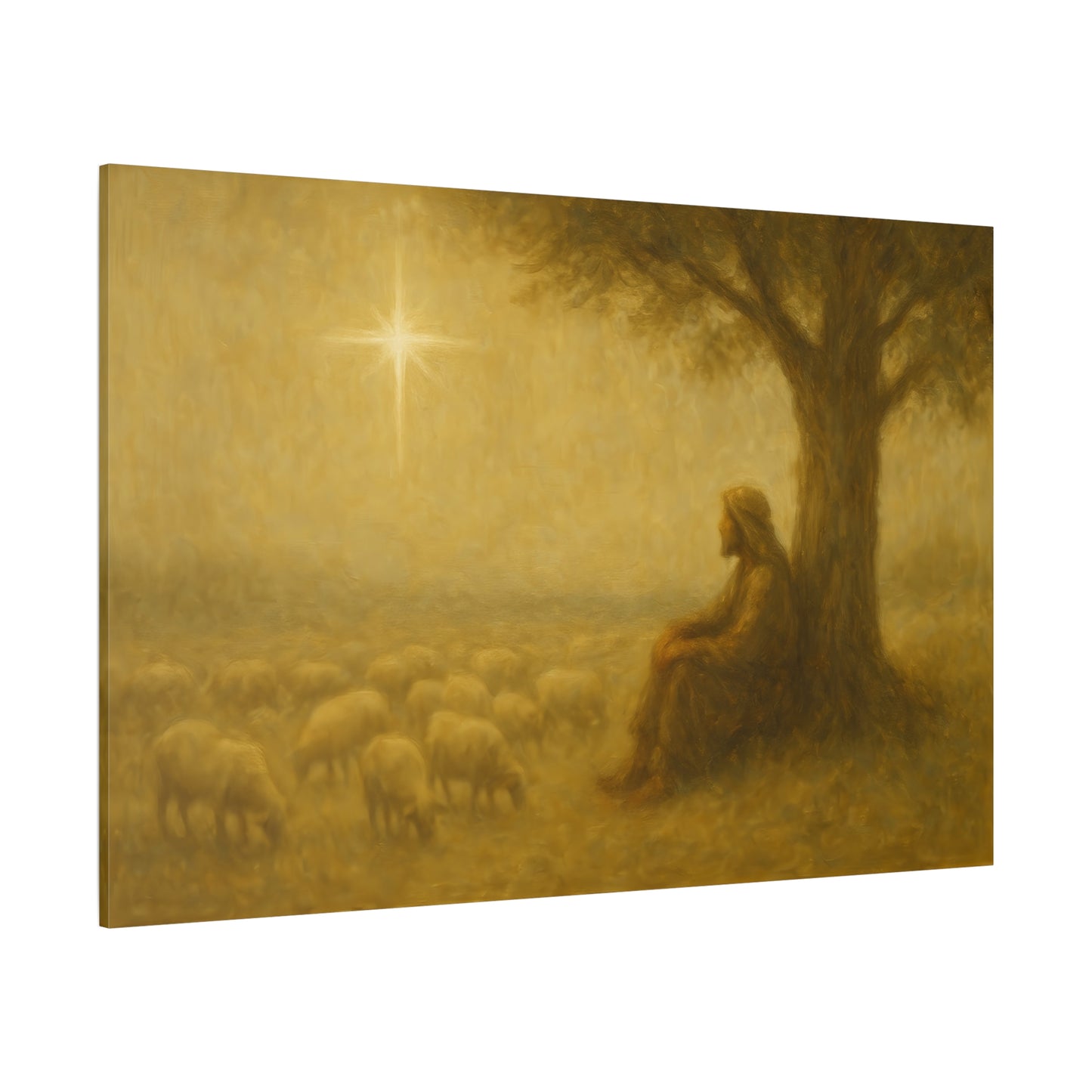 Shepherd In The Field - Canvas