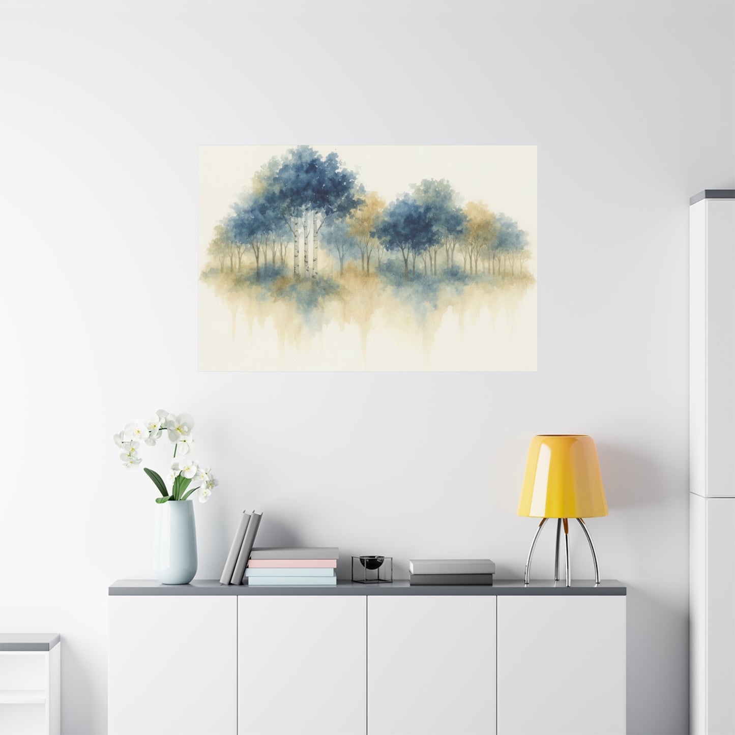 Floating Aspen and Birch Forest Canvas
