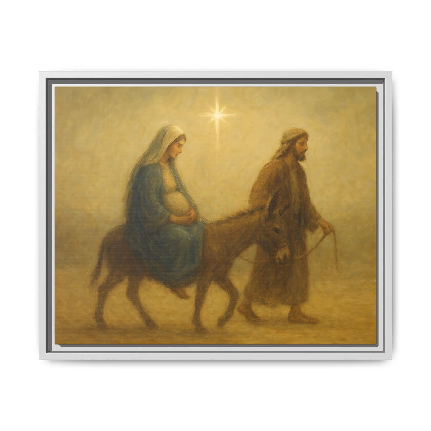 Journey to Bethlehem - Framed Canvas
