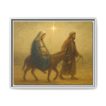 Journey to Bethlehem - Framed Canvas