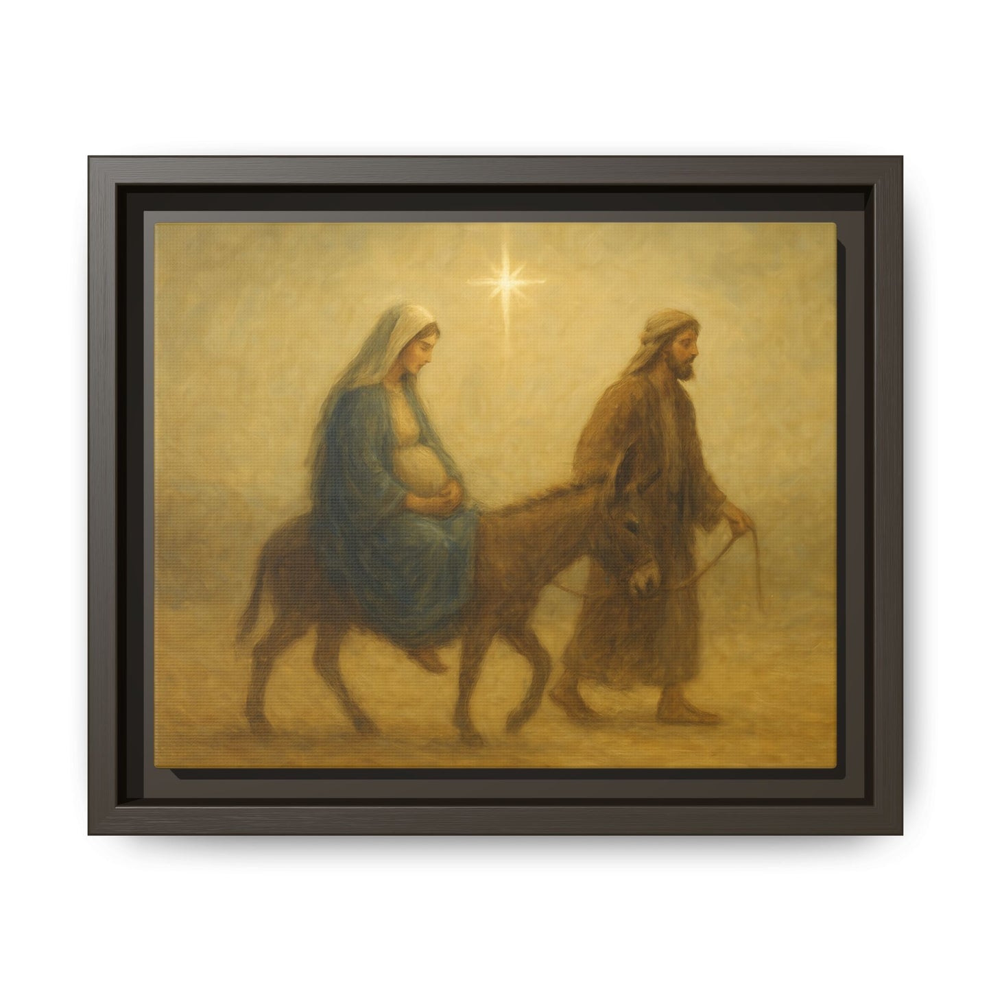 Journey to Bethlehem - Framed Canvas