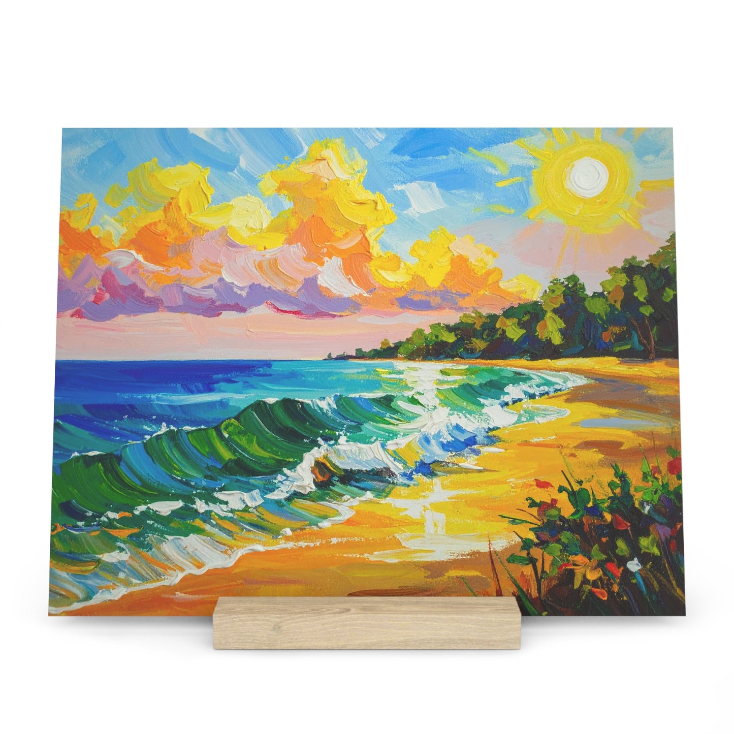 Tranquil Seascape - Gallery Board with Stand