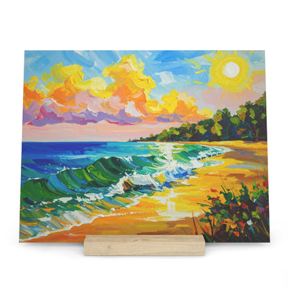 Tranquil Seascape - Gallery Board with Stand