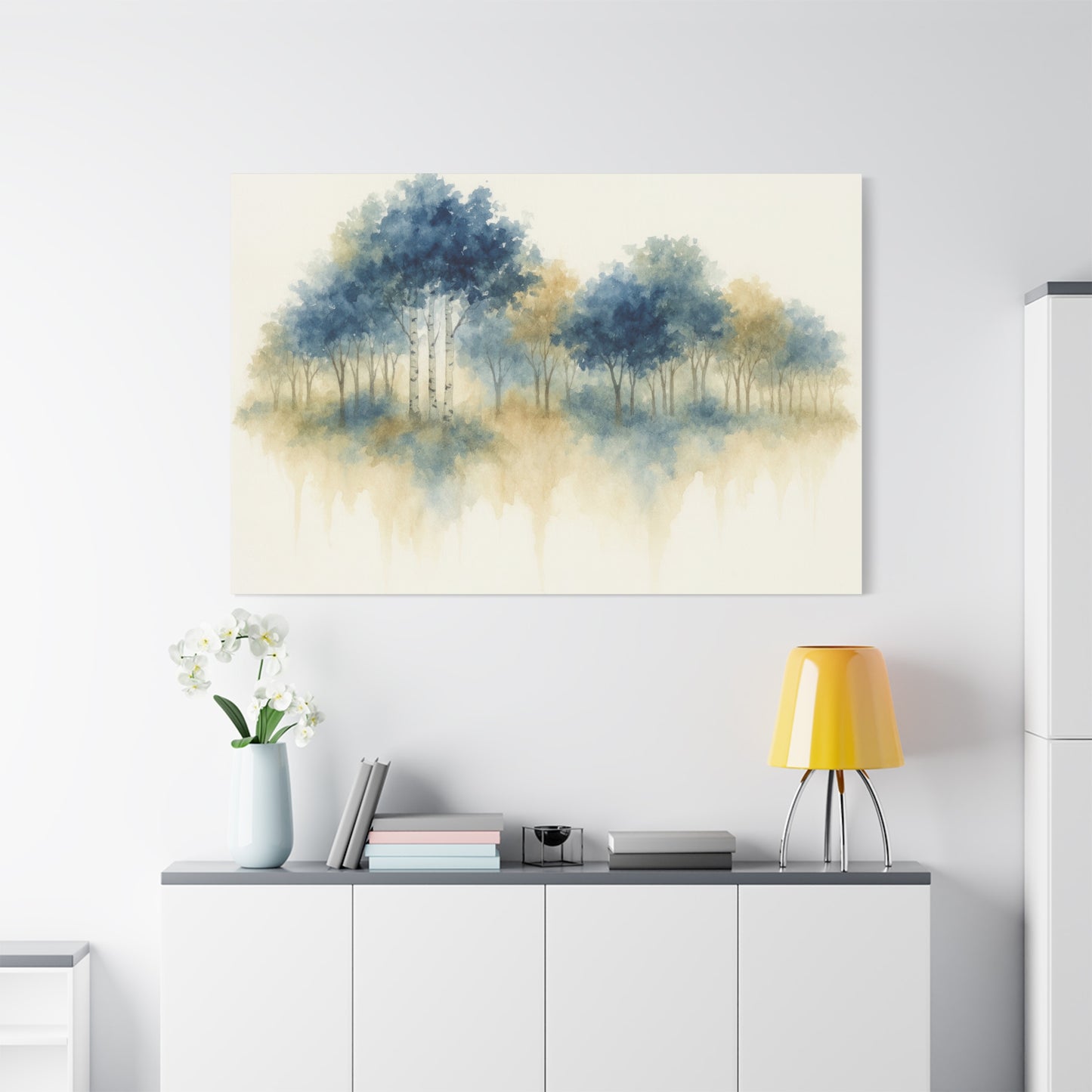 Floating Aspen and Birch Forest Canvas