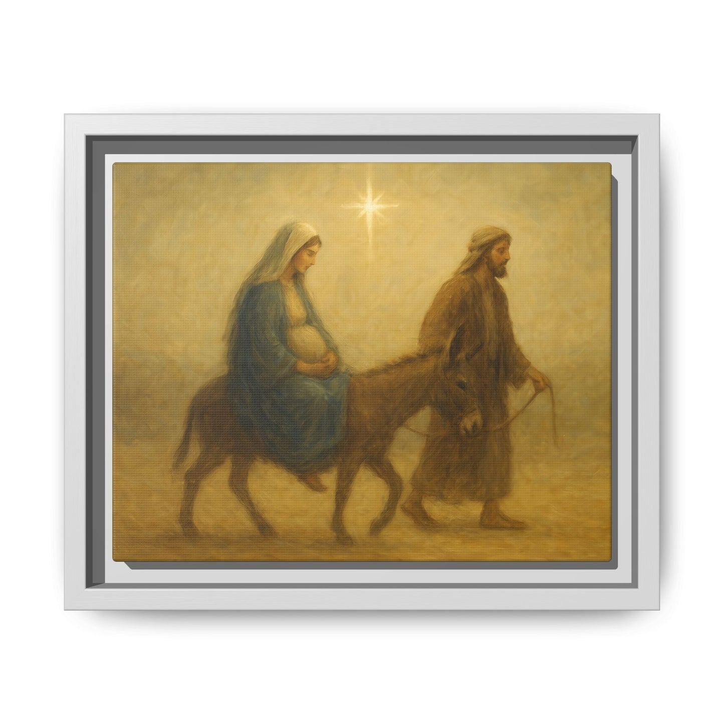 Journey to Bethlehem - Framed Canvas