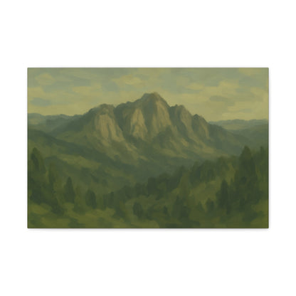 Green Mountains Canvas