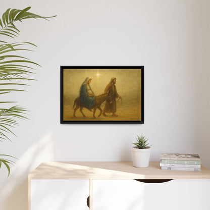 Journey to Bethlehem - Framed Canvas