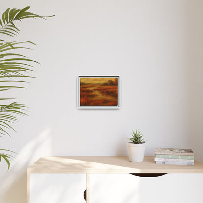 Fall Marsh - Framed Canvas