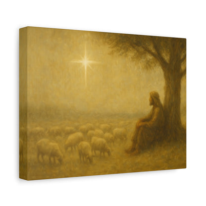 Shepherd In The Field - Canvas