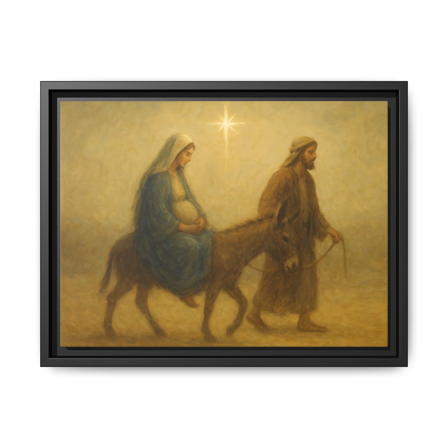 Journey to Bethlehem - Framed Canvas