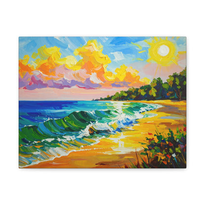 Tranquil Seacsape - Canvas