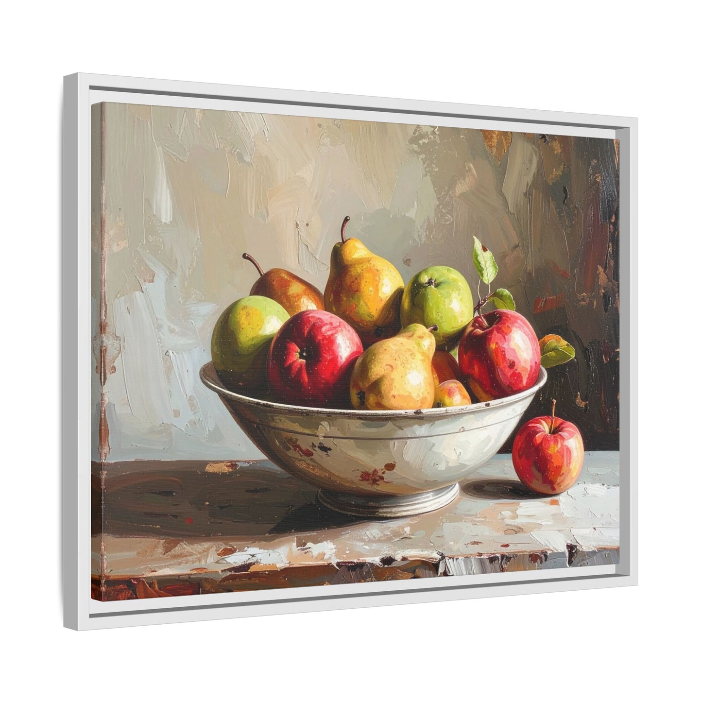 Farmhouse Fruit Bowl - Framed Canvas