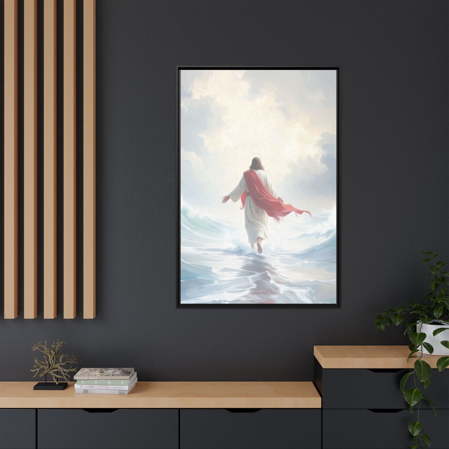 Faith Over Fear - Framed Canvas