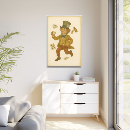 The Mad Hatter - Framed Canvas