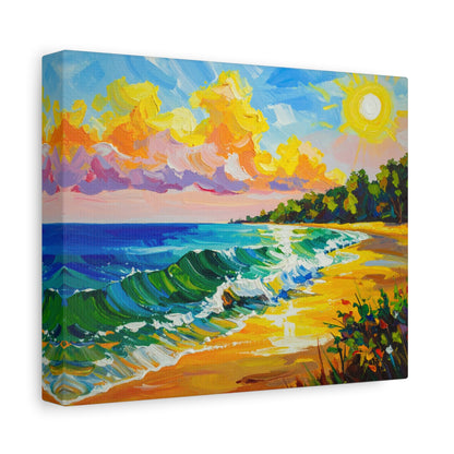 Tranquil Seacsape - Canvas