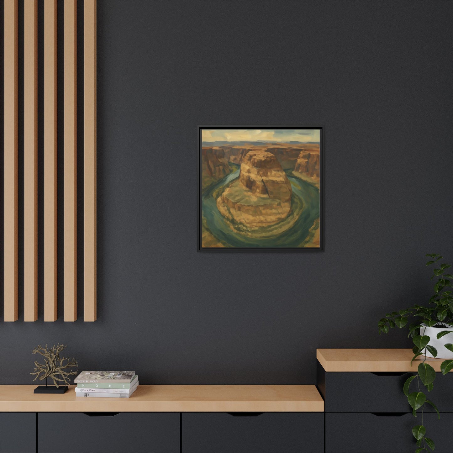 Horseshoe Bend - Framed Canvas