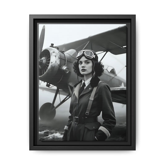 Lady of the Sky - Framed Canvas