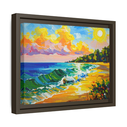 Tranquil Seascape- Framed Canvas