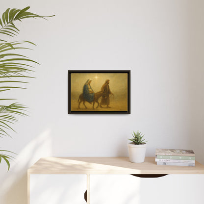 Journey to Bethlehem - Framed Canvas