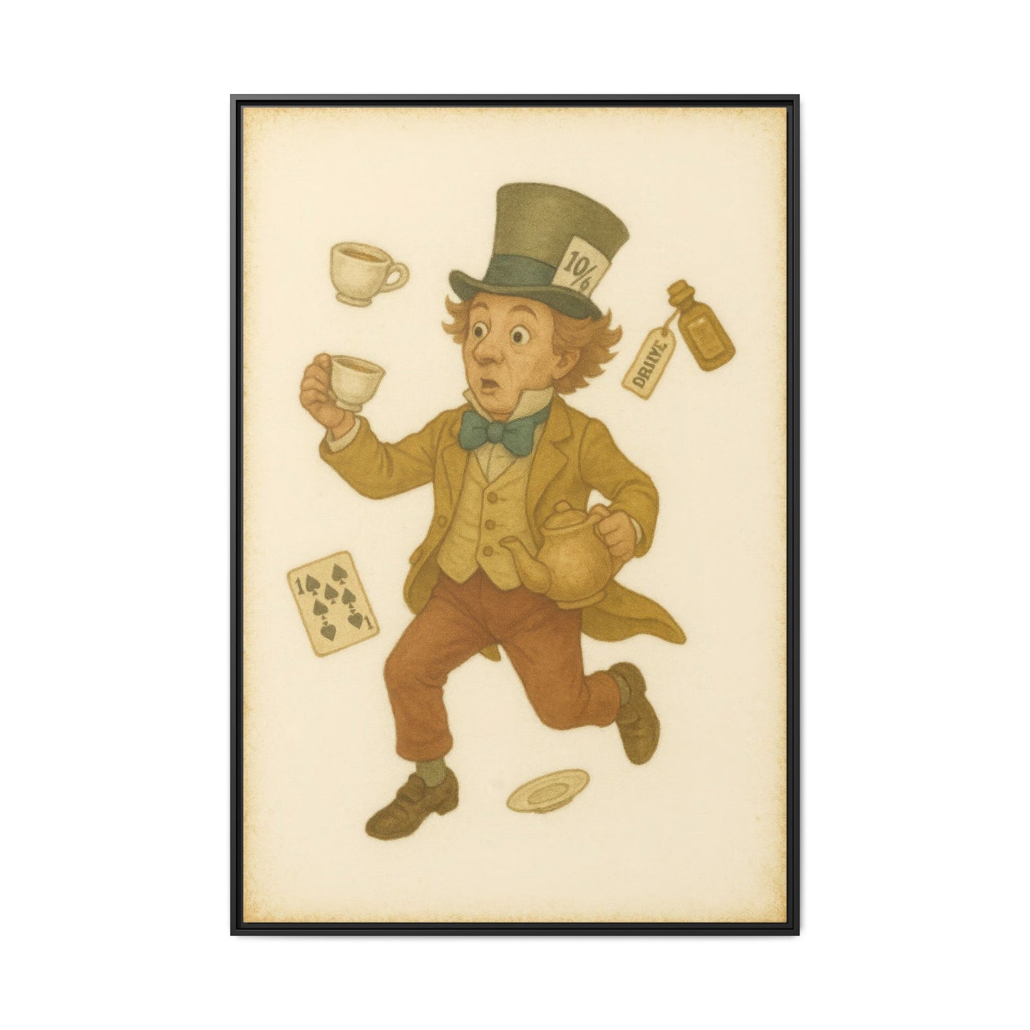 The Mad Hatter - Framed Canvas