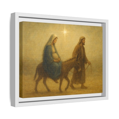 Journey to Bethlehem - Framed Canvas