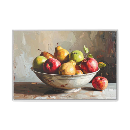 Farmhouse Fruit Bowl - Framed Canvas