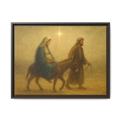 Journey to Bethlehem - Framed Canvas