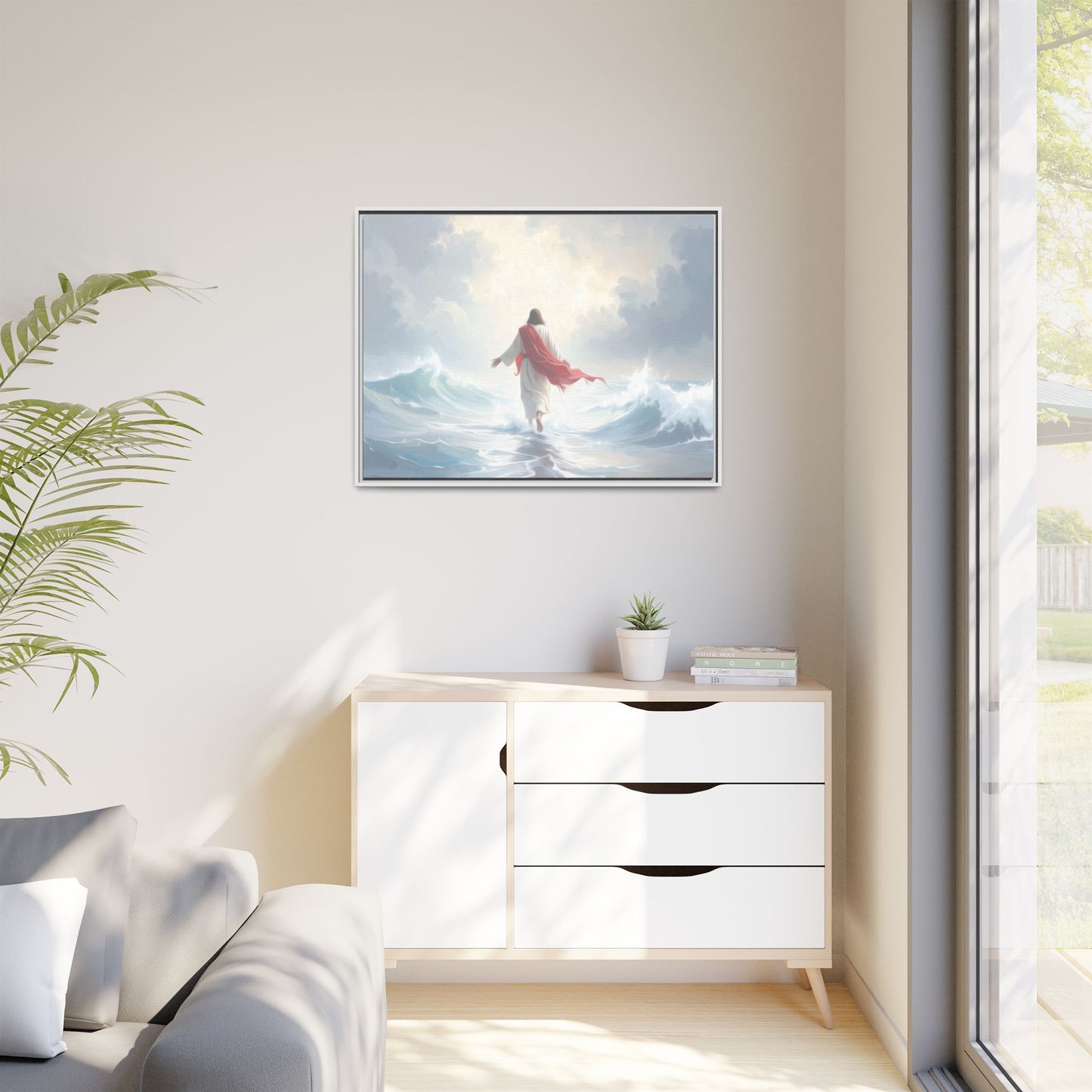 Faith Over Fear - Framed Canvas