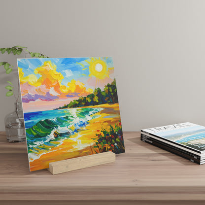 Tranquil Seascape - Gallery Board with Stand