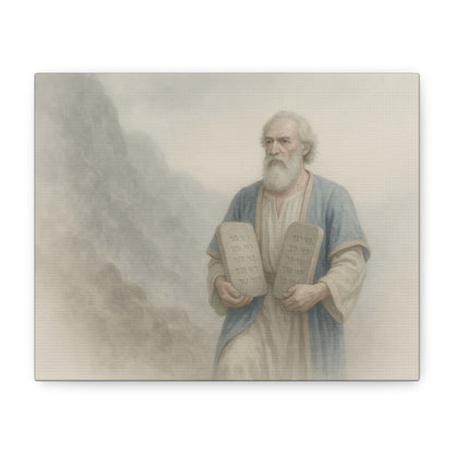 Moses Comes Down from the Mountain  - Canvas