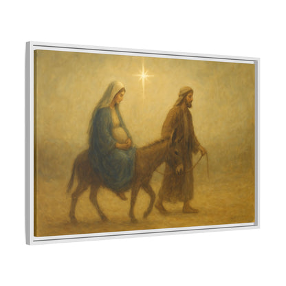 Journey to Bethlehem - Framed Canvas