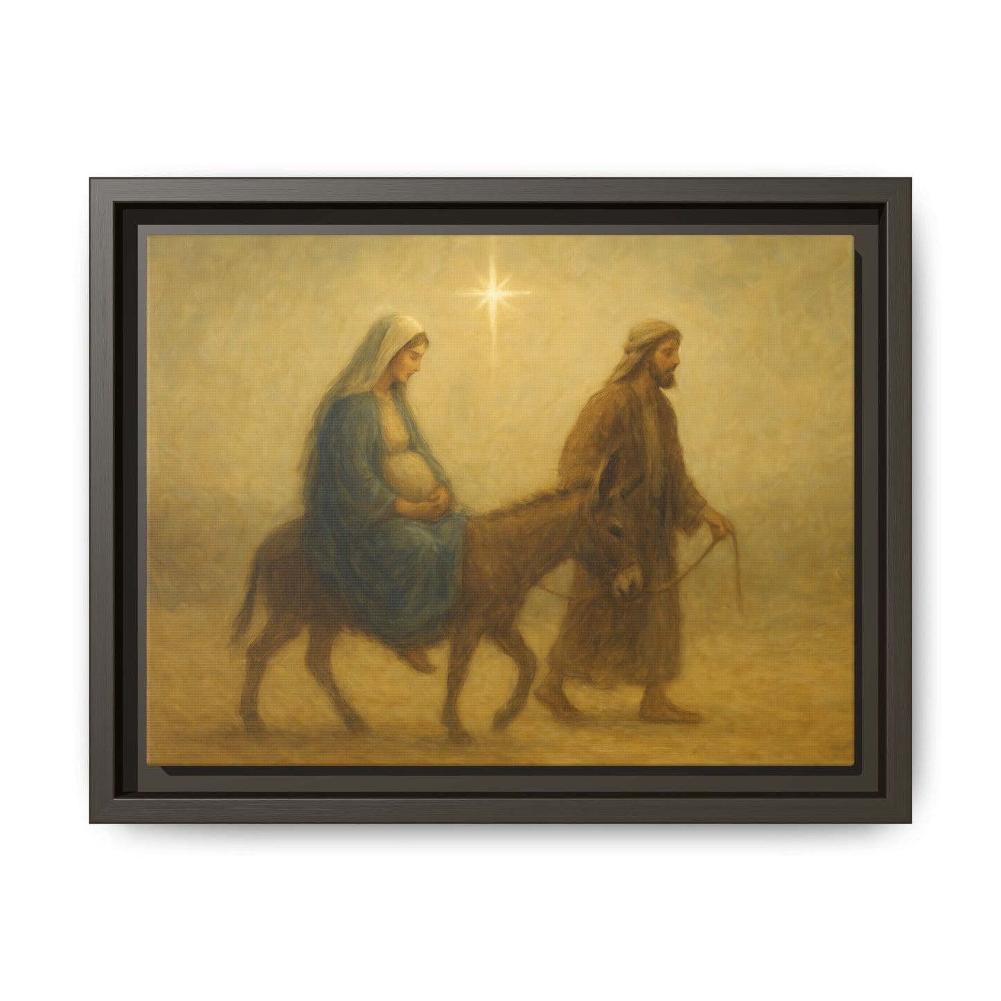 Journey to Bethlehem - Framed Canvas