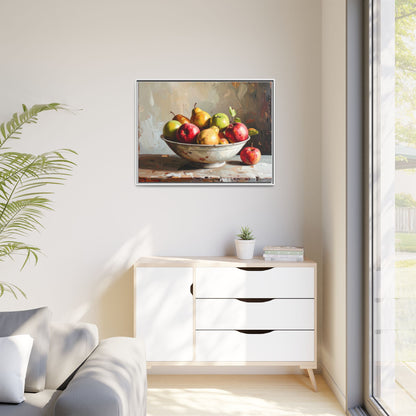 Farmhouse Fruit Bowl - Framed Canvas