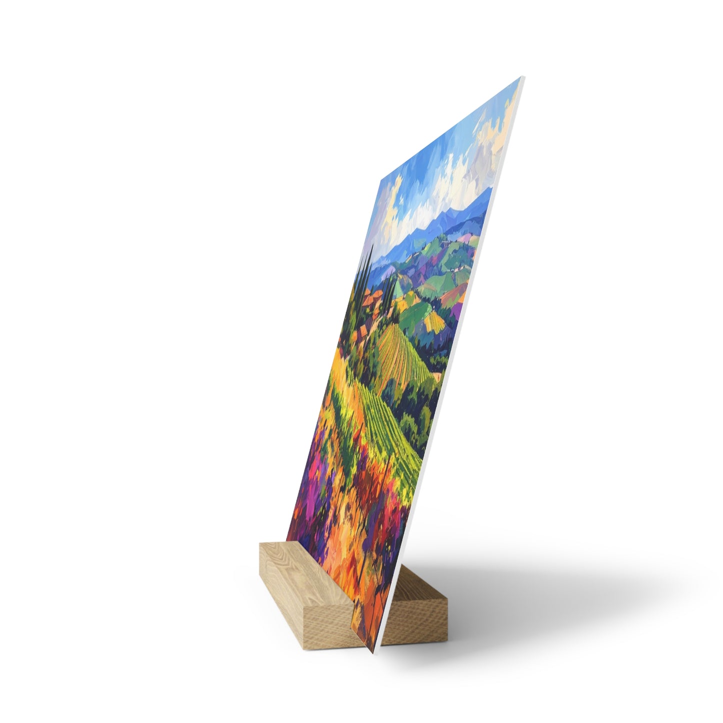Italian Vineyard - Gallery Board with Stand