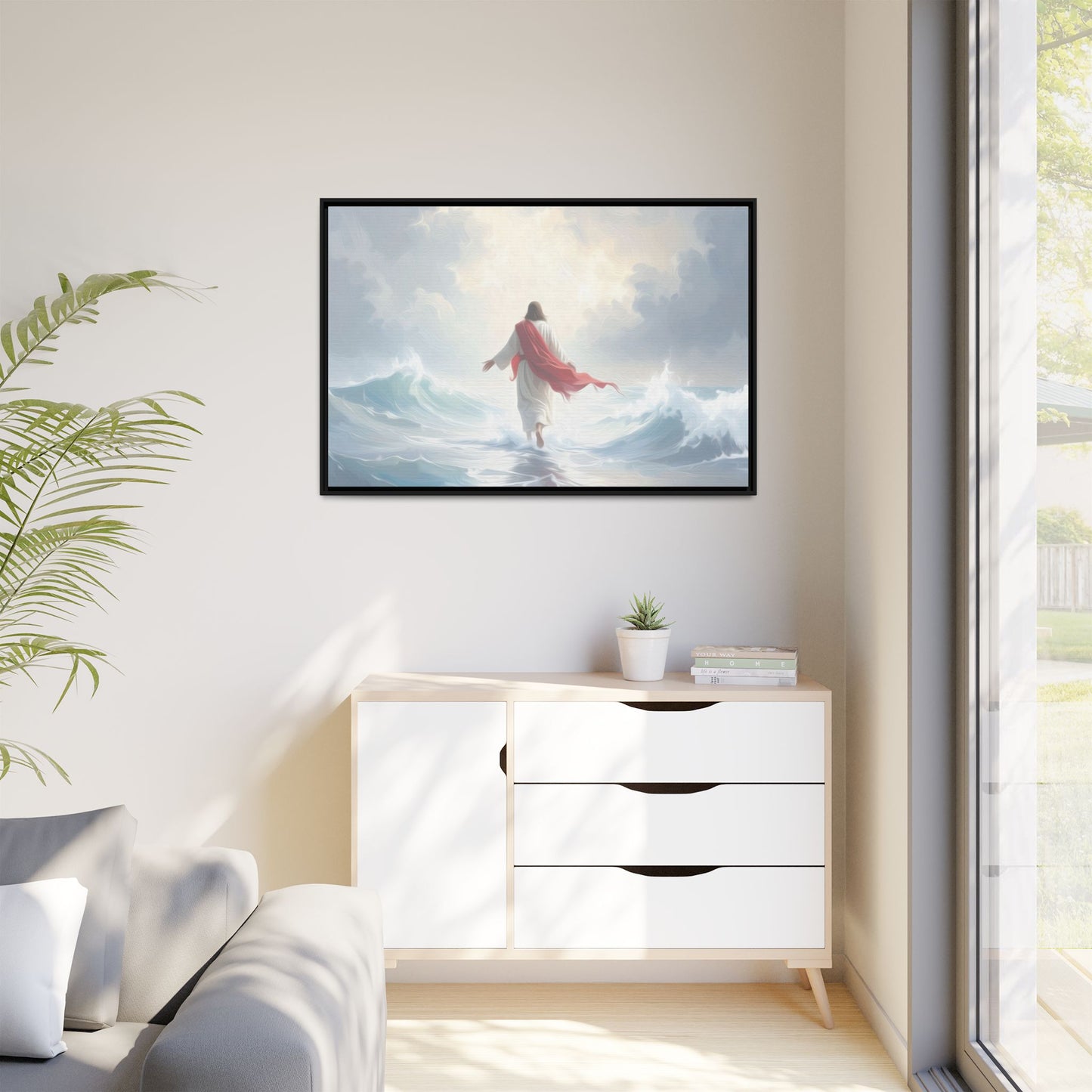 Faith Over Fear - Framed Canvas