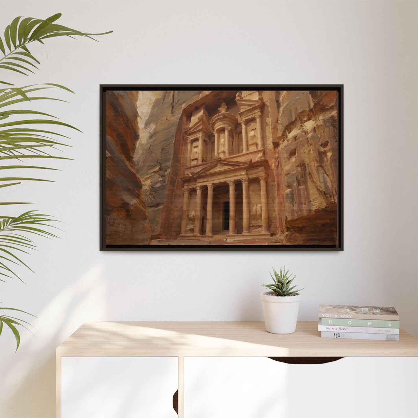 Petra - Framed Canvas