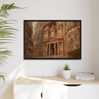 Petra - Framed Canvas